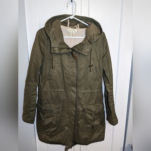 Green utility jacket, size large